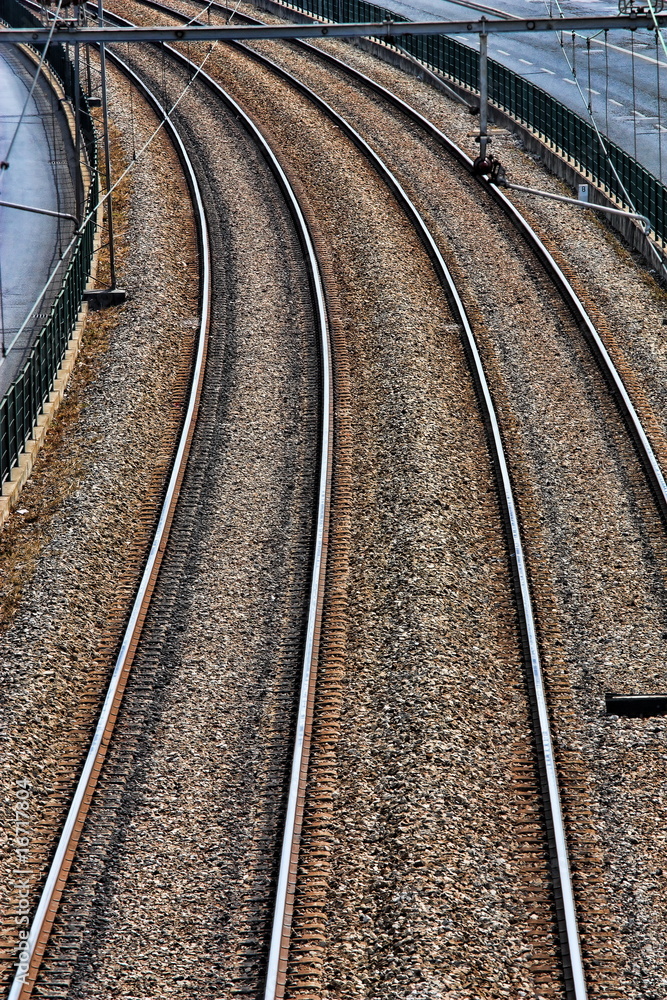 Obraz premium railway background