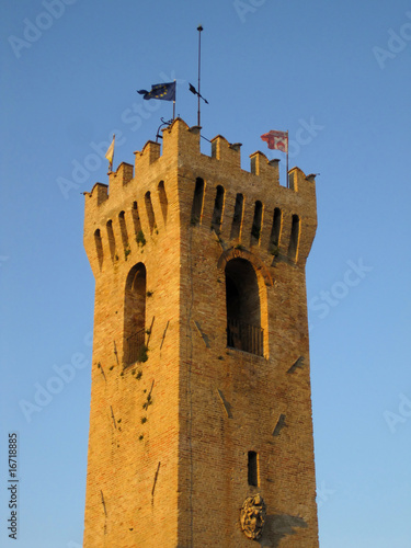 Ancient tower in Montelupone (IT) photo