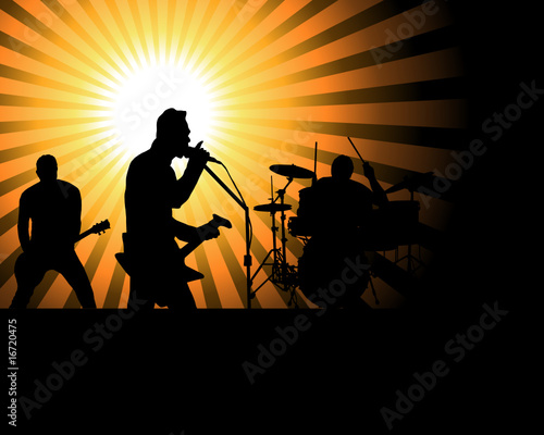 rock group background