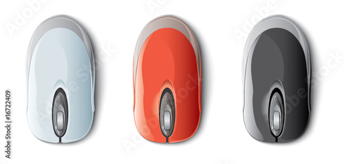 colorfull computer mouses