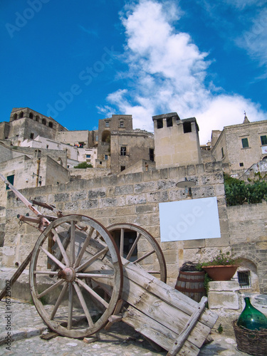 Bilde på lerret Sassi of Matera. Basilicata.
