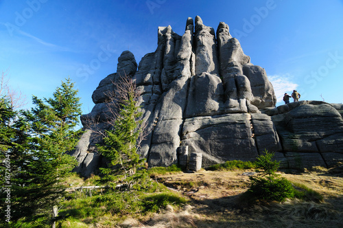 Pilgrim rock formation - karkonosze  mountains in Poland #16726094