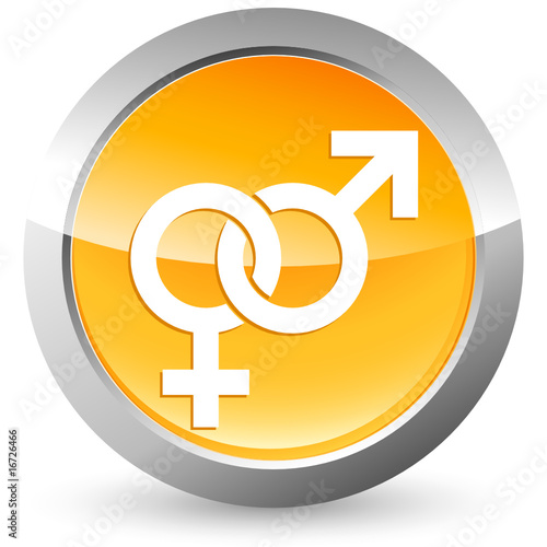 Mann und Frau - Button