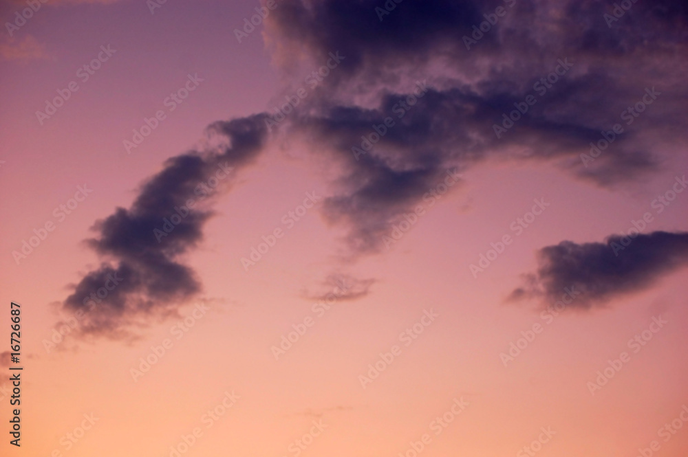 Obraz premium clouds and water