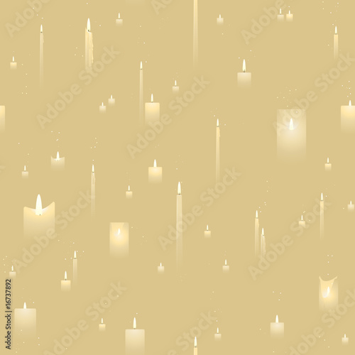 Wedding candles seamless background