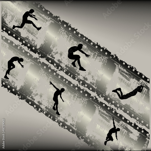 Grunge Film Background