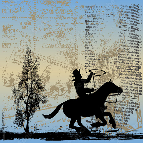 Gaucho Grunge Background