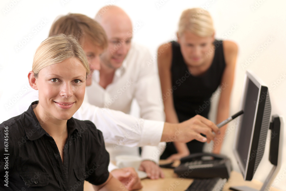 Fototapeta premium im büro