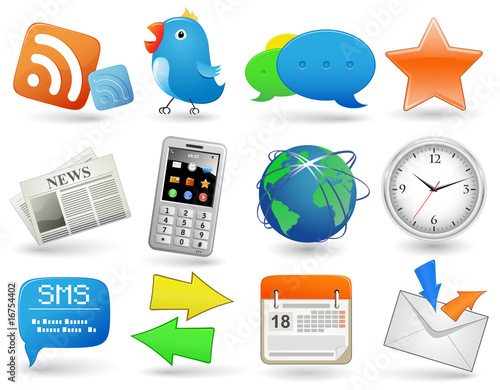 Universal website icon set. See more in my portfolio.