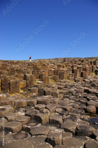 Boy on the Giant's Causeway