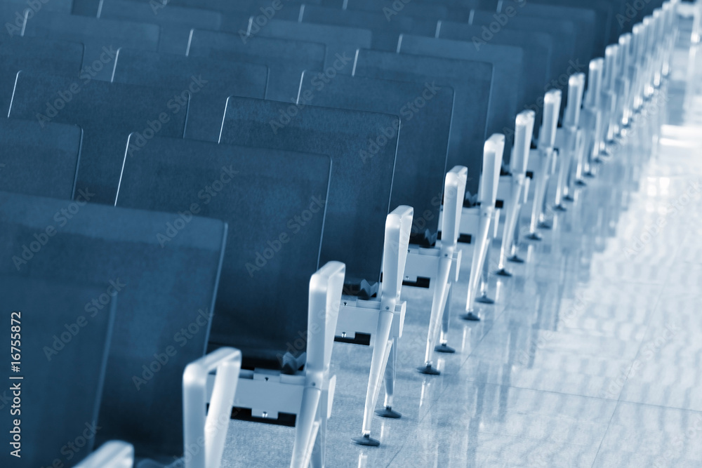 Naklejka premium Chairs in a row