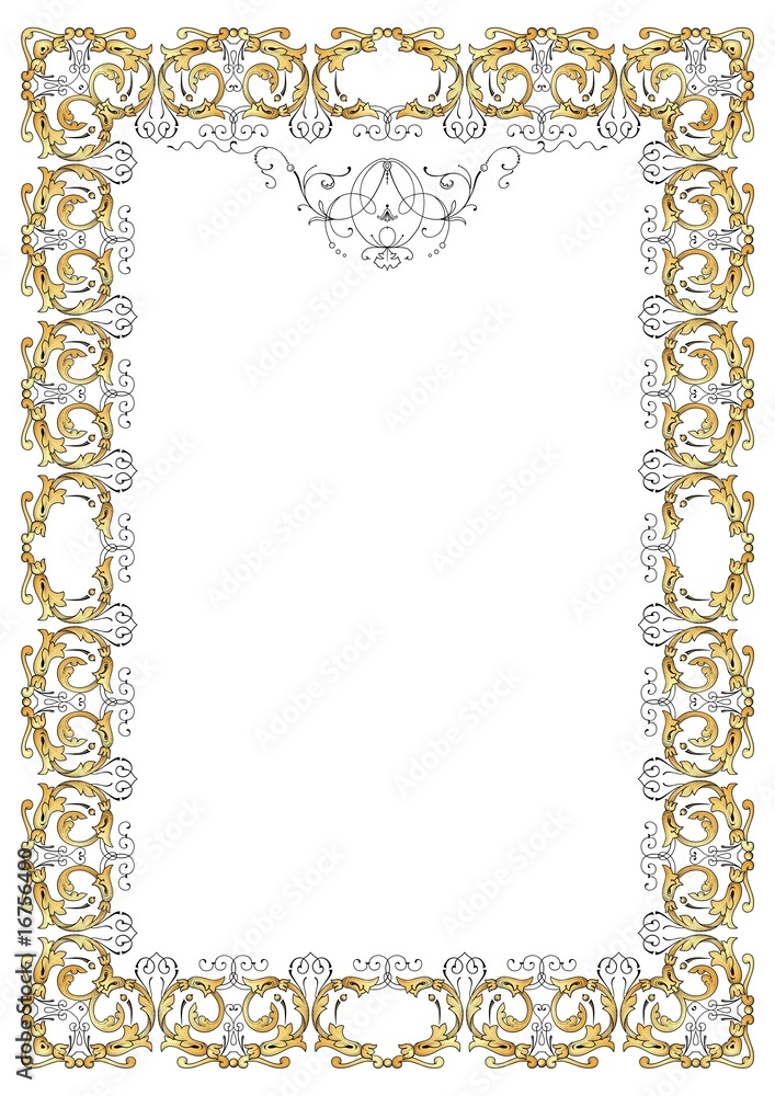 Ornate frame vector Ornate frame vector