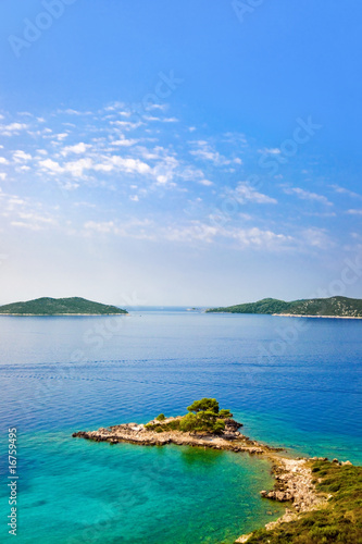 Cape and islands in Croatia