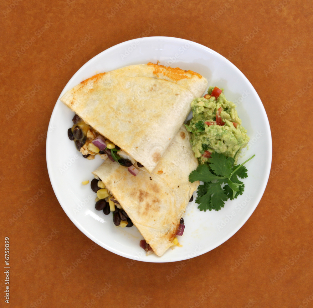 Black Bean Quesadilla