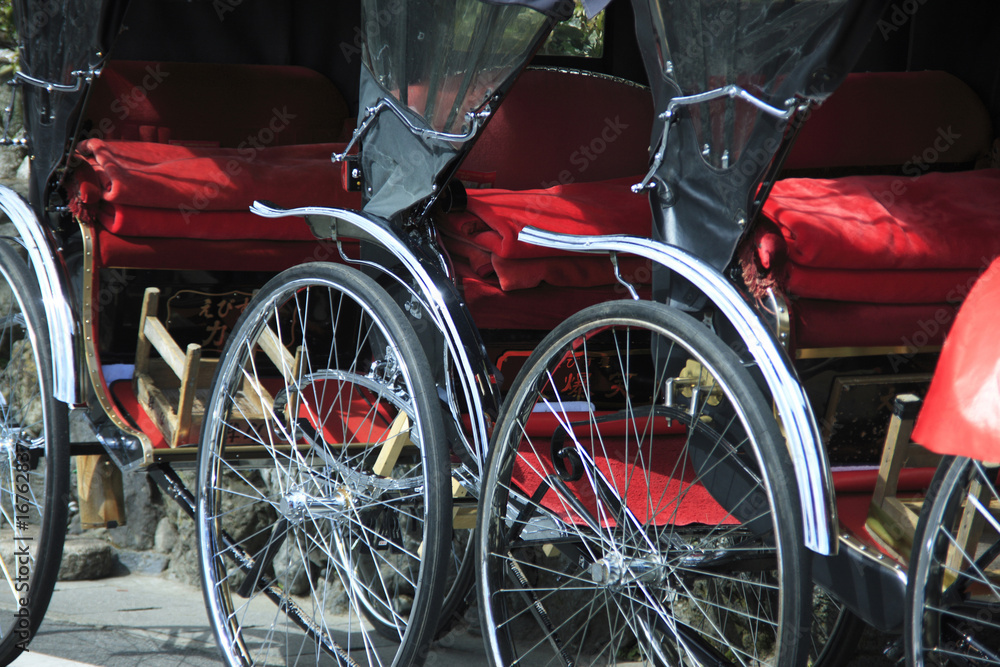 Obraz premium 人力車