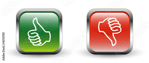 Thumbs Up & Down Sign Icons
