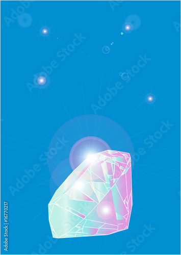Glänzender Diamant