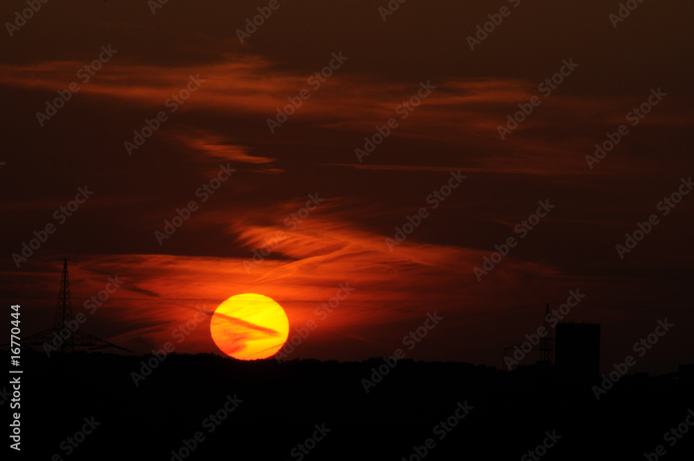 Obraz premium Sonnenuntergang