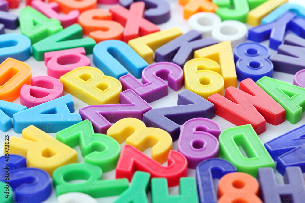 Obraz premium Buchstaben