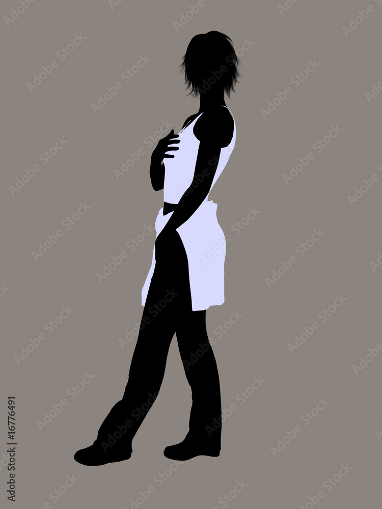 Female Casual Illustration Silhouette