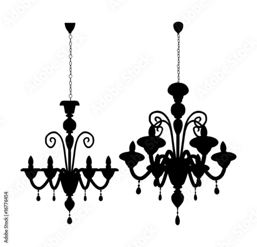 Luster Chandelier Vector 06