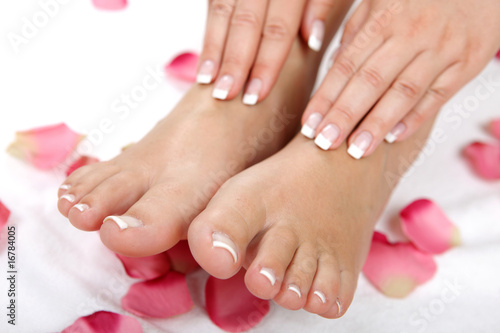Spa and wellness theme with beautiful and neat feet
