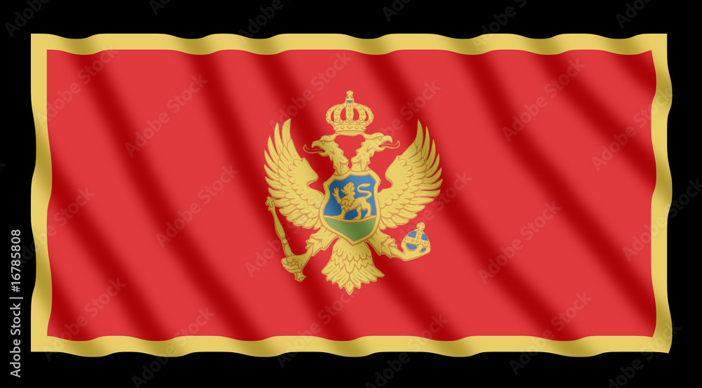 Montenegro flag Montenegro flag