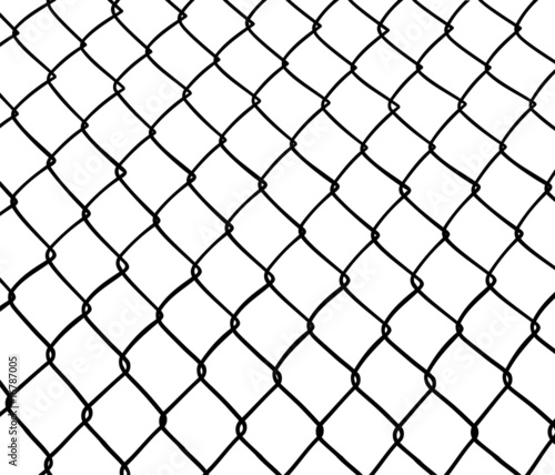Chainlink fence.