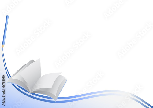 sfondo libro azzurro