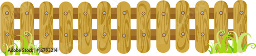 wooden fence