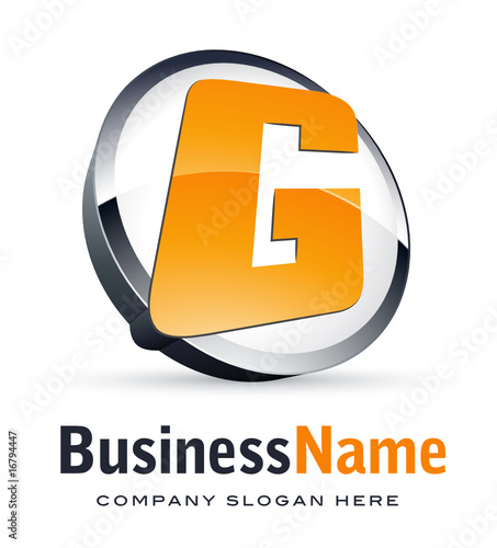Alphabet logo design, letter G