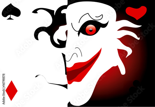 joker abstract face