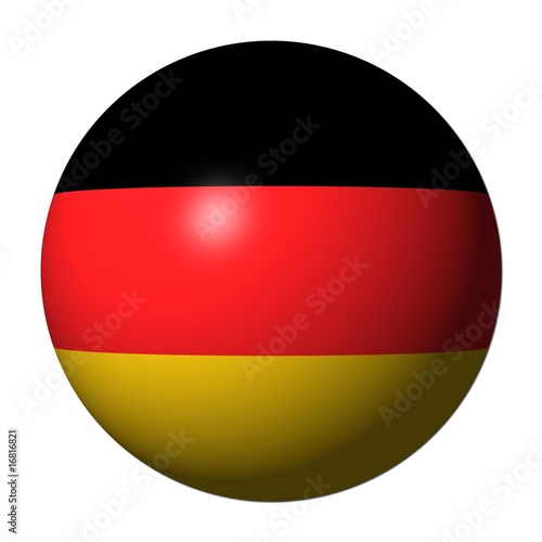 German flag sphere