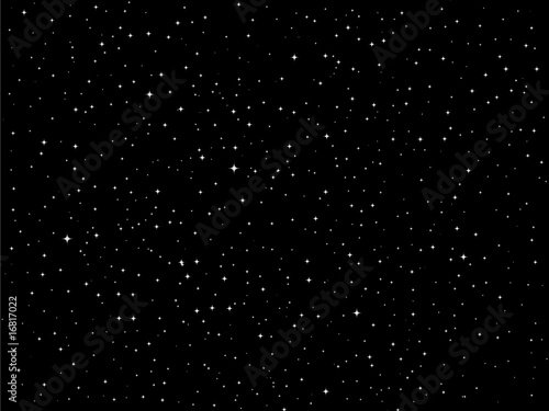 Stars vector night sky photo