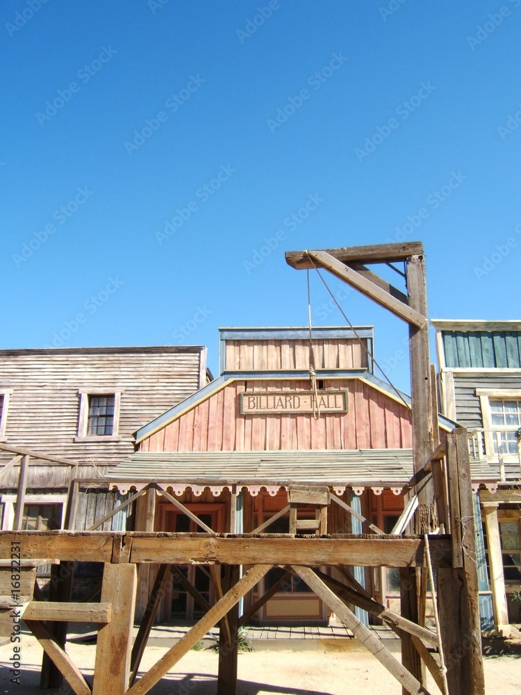 Obraz premium gibet de western