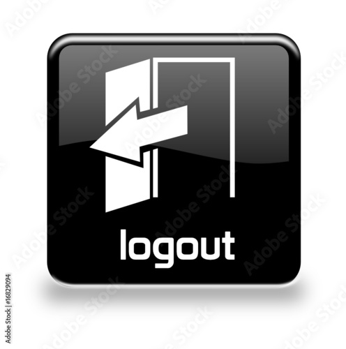 Button Logout black
