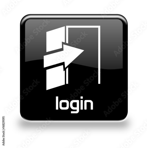Button Login black