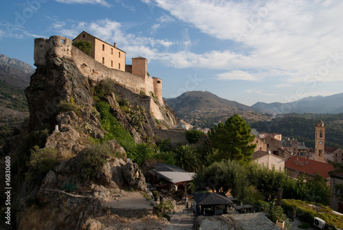 Obraz na płótnie Corte, Old capital of Corsica w salonie