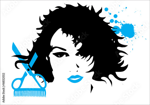Friseurwerbung