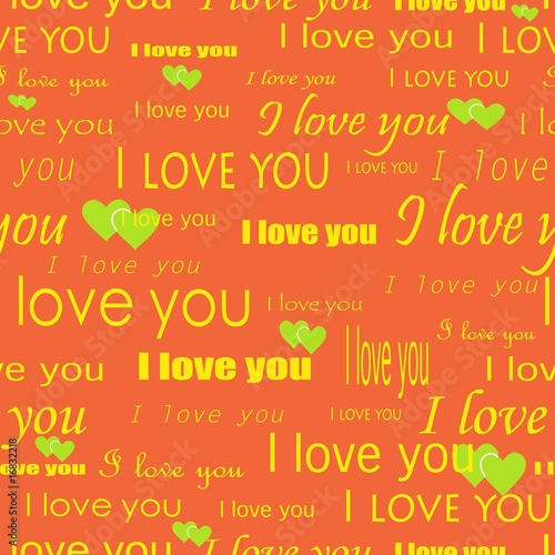 Seamlessly wallpaper valentine with hearts