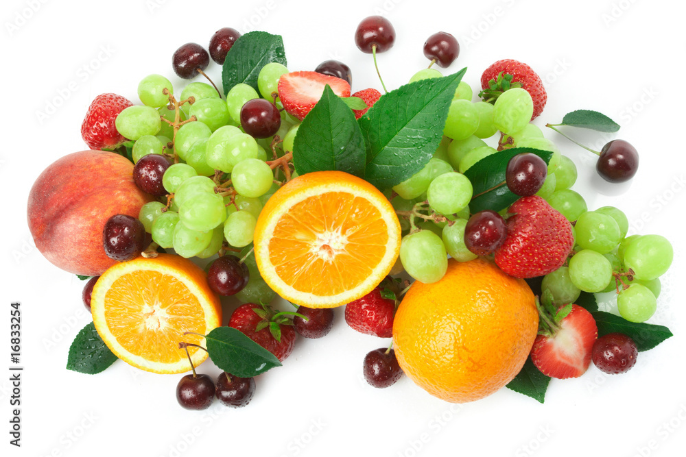 Still-life of fresh fruit