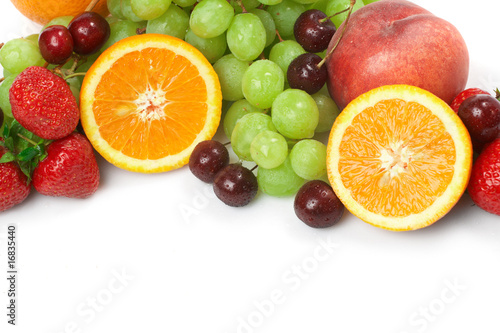 Still-life of fresh fruit