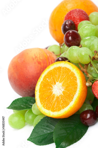 Still-life of fresh fruit