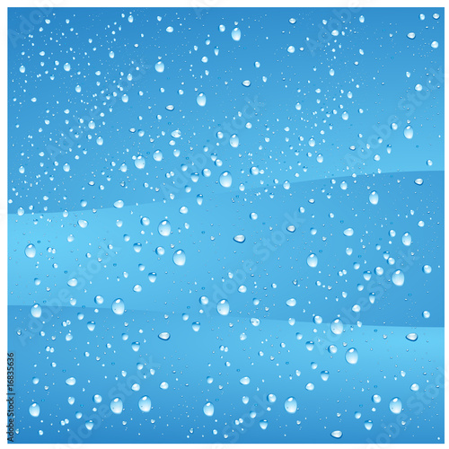 raindrops falling