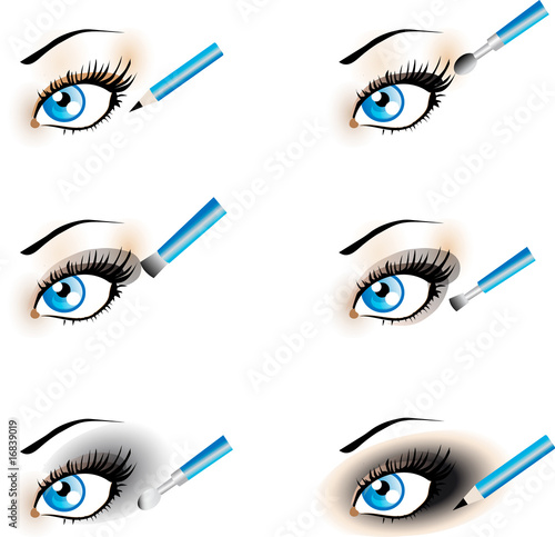 Flawless Eye Makeup icons Makeup Trends - Black Shadow