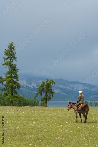 Reiten in der Mongolei