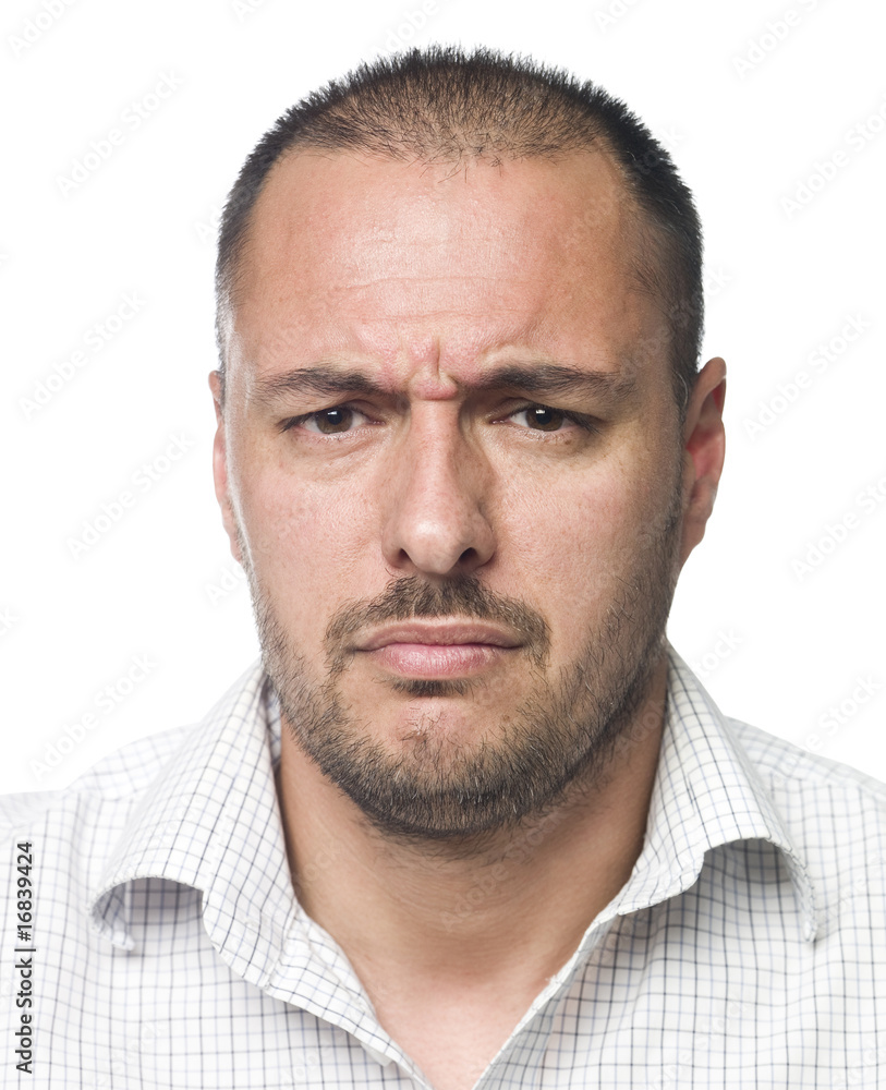 Obraz premium Portrait of a sad man