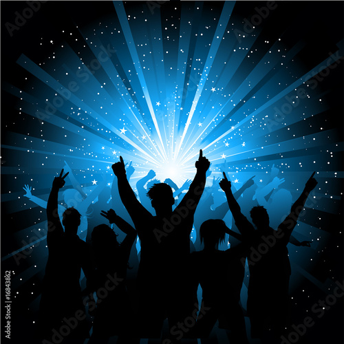Excited audience