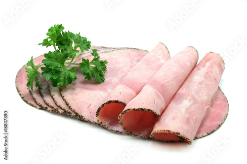 Schinken mit Pfefferrand