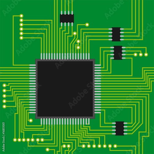 Seamless microcircuit